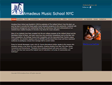 Tablet Screenshot of amadeusnyc.com